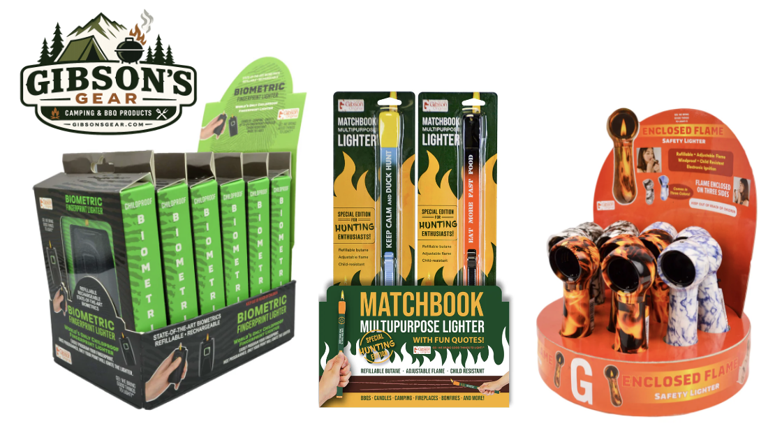 Gibson's Gear product assortment