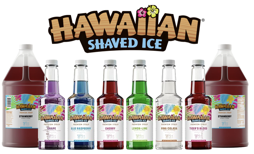 Hawaiian Shaved Ice product assortment